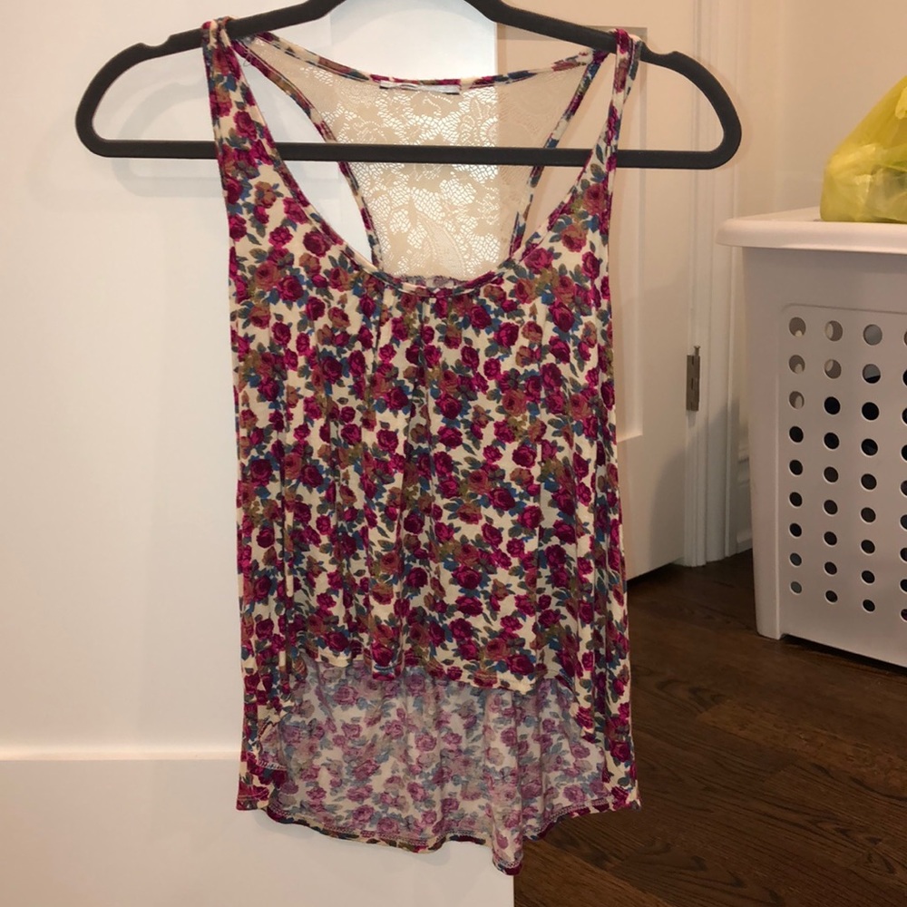 Floral Tank Top.